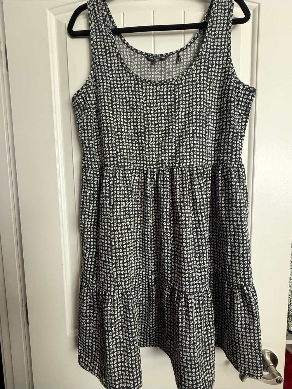 Black and White Floral Tiered Dress Toad & Co